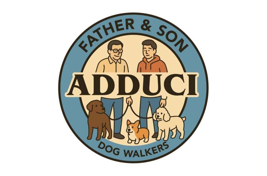 Adduci: Father & Son Dog Walkers